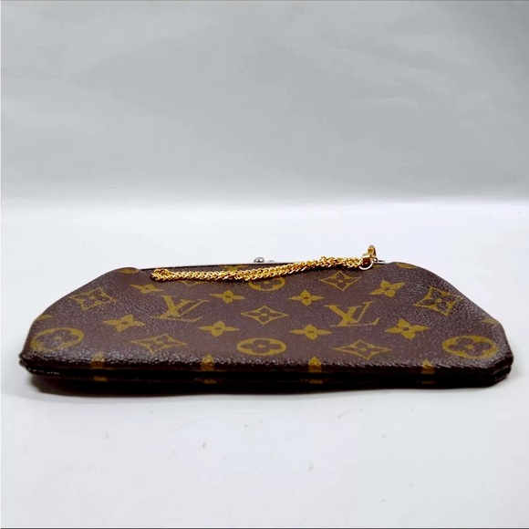Authentic Louis Vuitton Accessory pouch Bucket pouch Brown Monogram - Picture 4 of 10